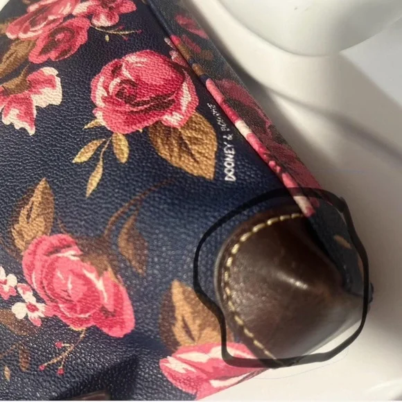 Dooney & Bourke Vintage Cabbage Rose Floral Crossbody Bag - Picture 2 of 5